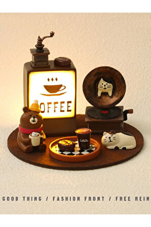 Ledli Coffee Tabela Mini Figür