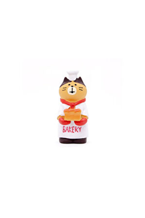 Pastacı Kedi Mini Figür