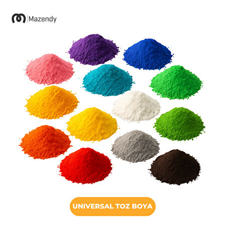 1 Kg Universal Toz Boya Siyah