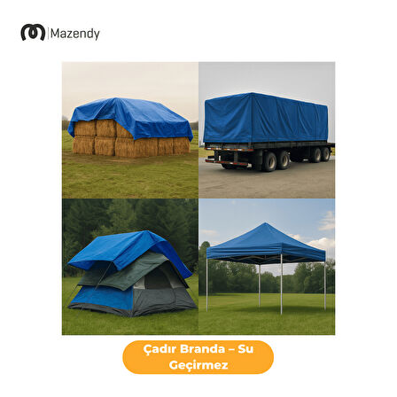 12x11 Metre Çadır Branda Su Geçirmez UV Dayanımlı Branda