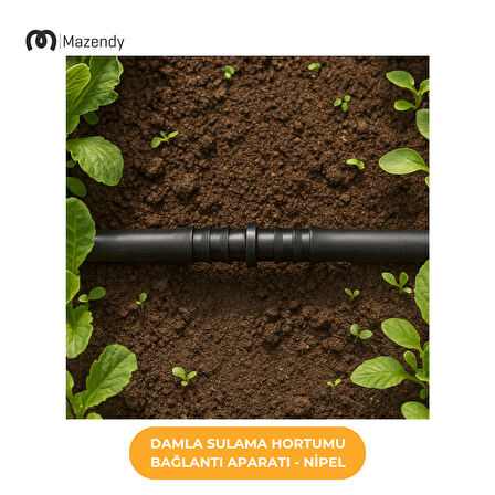 Damla Sulama Ekleme Nipeli 20'lik - Dayanıklı ve Kolay Montajlı Bağlantı Parçası (50 Adet)