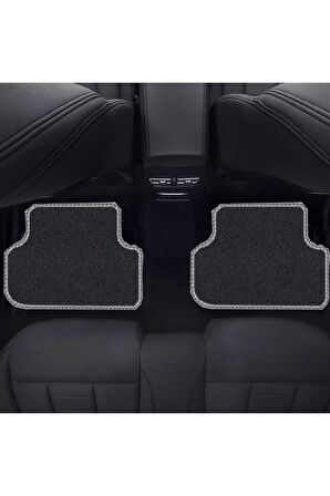Volvo xc60-2017 Sonrası   Siyah Halı Gri Kenar Petek Topuk
