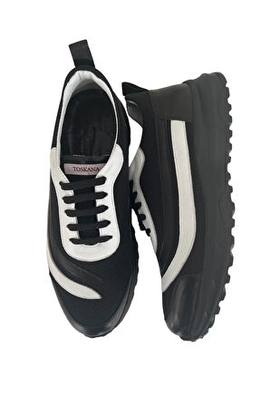 Taraftar Renkleri Erkek  Deri Sneaker