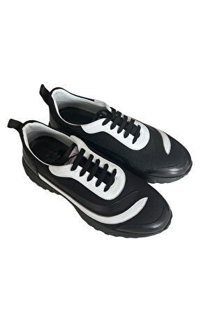 Taraftar Renkleri Erkek  Deri Sneaker