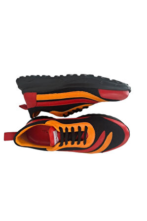 Taraftar Renkleri Erkek  Deri Sneaker