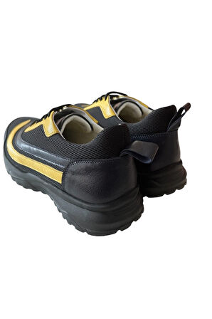 Taraftar Renkleri Erkek  Deri Sneaker