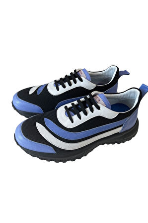 Taraftar Renkleri Erkek  Deri Sneaker