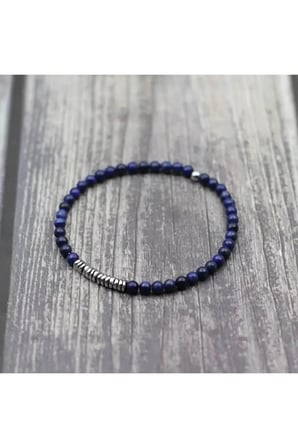 Lapis Hematit Bileklik - Doğal ve Şık Kombin Tamamlayıcı 4mm