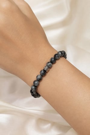 Labradorit Doğal Taş Bileklik - Şık ve Özgün Unisex Takı 8mm