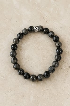 Labradorit Doğal Taş Bileklik - Şık ve Özgün Unisex Takı 8mm
