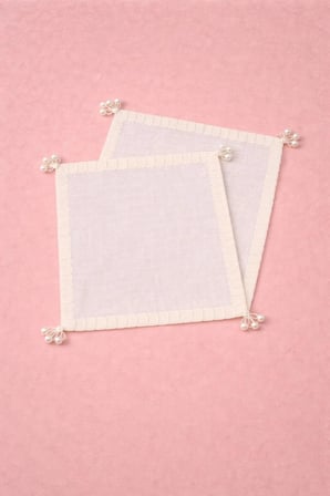 İnci Detaylı Sunum Peçetesi – 18x18 cm (2 Adet)