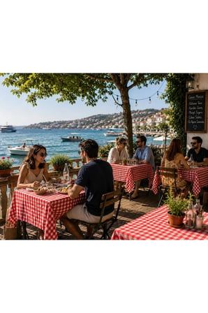 Masa Örtüsü - Pötikareli Piknik Örtüsü Sofra Bezi Kareli Balkon Bahçe Kamp Örtüsü Kırmızı Beyaz