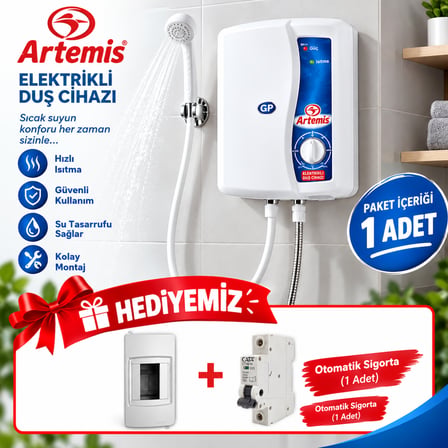 AYDIN DERYA 7000W ELEKTRİKLİ ANİ SU ISITICI - ŞOFBEN 