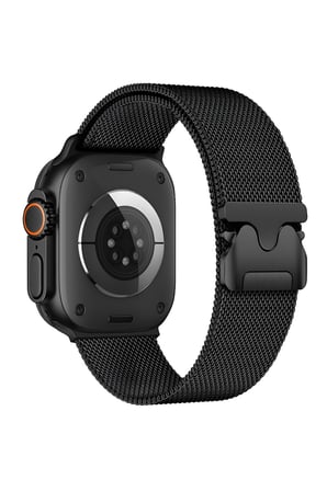 Apple Watch 11 10 9 8 7 6 E Ultra Uyumlu 42 44 45 46 49M Tokalı Metal Hasır Örme Zincir Kordon
