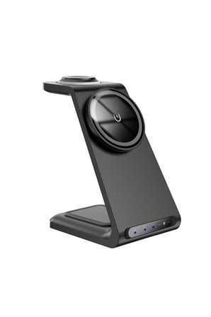 15W Watch Uyumlu 3'ü1 Arada Magsafe Kablosuz Telefon /Saat /Kulaklık Şarj Standı