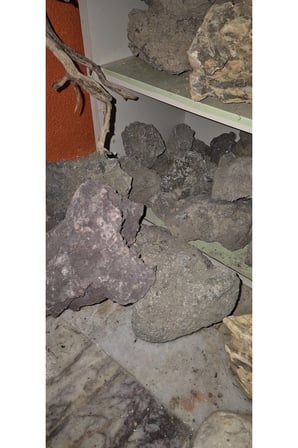 Turuncu Kaya Doğal Akvaryum Tasarım Kayası 1KG