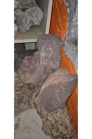 Turuncu Kaya Doğal Akvaryum Tasarım Kayası 1KG