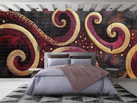 Batik  desen  poster duvar kağıdı