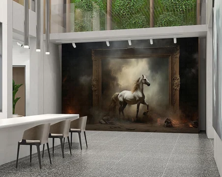 At ateş tablo poster duvar kağıdı