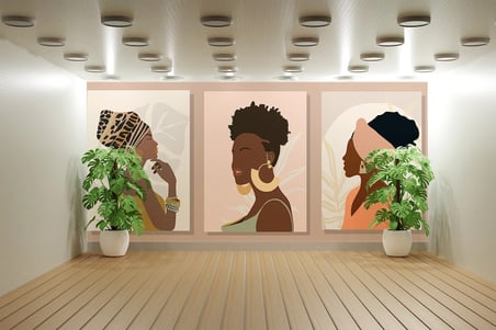 Afrikalı kadınlar poster duvar kağıdı