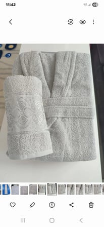BELİNİS %100 PAMUK OTEL SPA KALİTESİ 1 ADET BORNIZ 1 ADET HAVLU 50X90 CM