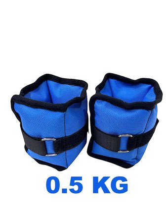 ME&RA SPORT   0.5 Kg x 2 Adet Toplam 1 Kg El Ayak Ağırlığı Egzersiz Seti Kum Ağırlık Torbası