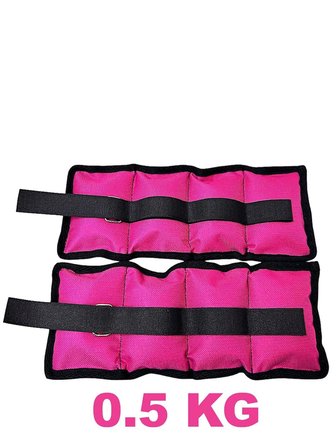 ME&RA SPORT   0.5 Kg x 2 Adet Toplam 1 Kg El Ayak Ağırlığı Egzersiz Seti Kum Ağırlık Torbası