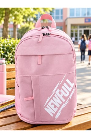 NEWFULL  OKUL SIRT ÇANTASI - PEMBE