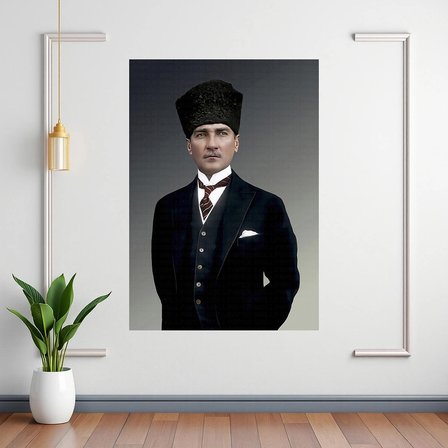 Mustafa Kemal Atatürk 70x100 cm poster duvar kağıdı 04