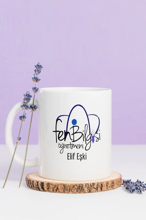 Alya Gift Shop Kişiye Özel Fen Bilgisi Öğretmeni Kupa Bardak