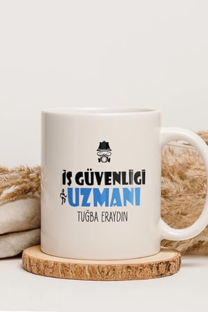 Alya Gift Shop Kişiye Özel İş Güvenliği Uzmanı Kupa Bardak