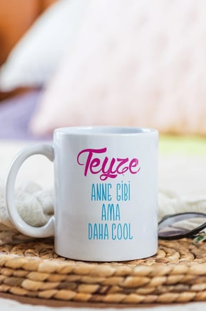 Alya Gift Shop Kişiye Özel Teyze Kupa Bardak