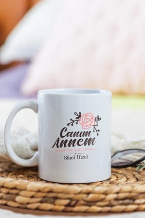 Alya Gift Shop Kişiye Özel Canım Annem Kupa Bardak