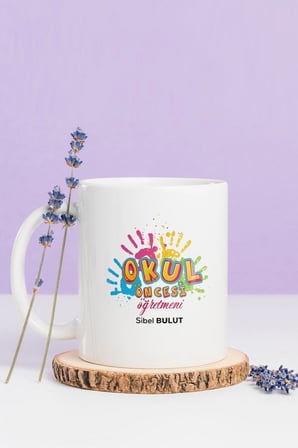 Alya Gift Shop Kişiye Özel Okul Öncesi Öğretmen Kupa Bardak
