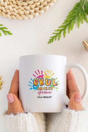 Alya Gift Shop Kişiye Özel Okul Öncesi Öğretmen Kupa Bardak