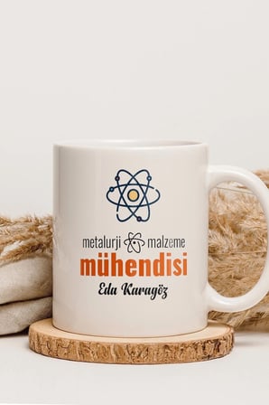 Alya Gift Shop Kişiye Özel Metalurji Mühendisi Kupa Bardak