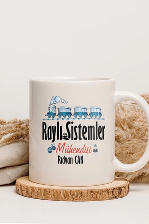 Alya Gift Shop Kişiye Özel Raylı Sistemler Kupa Bardak