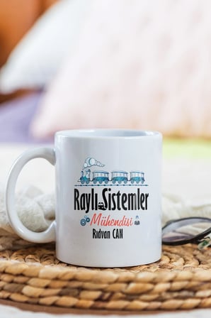 Alya Gift Shop Kişiye Özel Raylı Sistemler Kupa Bardak