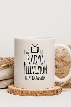 Alya Gift Shop Kişiye Özel Radyo Ve Televizyon Kupa Bardak