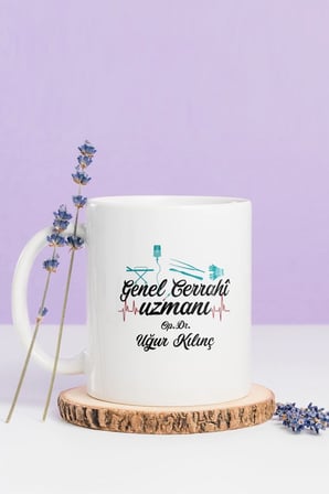 Alya Gift Shop Kişiye Özel Genel Cerrah Kupa Bardak