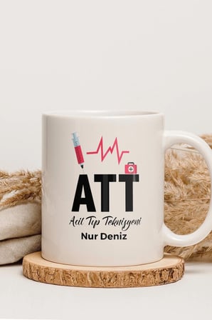 Alya Gift Shop Kişiye Özel Acil Tıp Teknisyeni Kupa Bardak