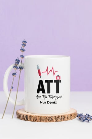 Alya Gift Shop Kişiye Özel Acil Tıp Teknisyeni Kupa Bardak