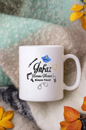 Alya Gift Shop Kişiye Özel İnfaz Koruma Memuru Kupa Bardak