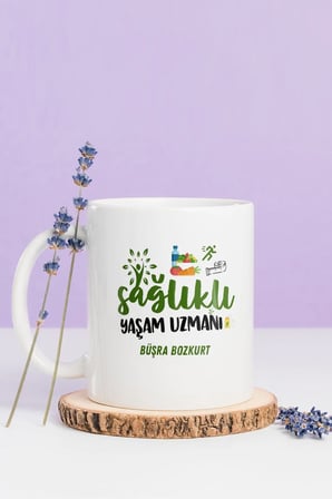 Alya Gift Shop Kişiye Özel Sağlıklı Yaşam Uzmanı Kupa Bardak