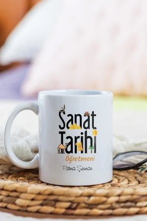 Alya Gift Shop Kişiye Özel Sanat Tarihi Öğretmeni Kupa Bardak