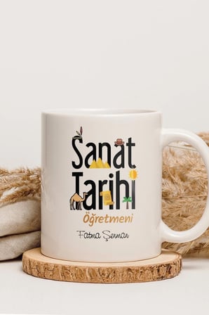 Alya Gift Shop Kişiye Özel Sanat Tarihi Öğretmeni Kupa Bardak