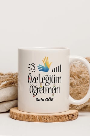 Alya Gift Shop Kişiye Özel Özel Eğitim Öğretmeni Kupa Bardak