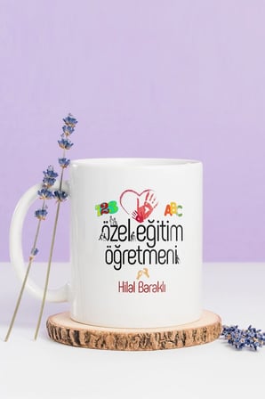 Alya Gift Shop Kişiye Özel Özel Eğitim Öğretmeni Kupa Bardak