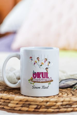 Alya Gift Shop Kişiye Özel Okul Öncesi Öğretmeni Kupa Bardak
