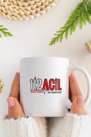 Alya Gift Shop Kişiye Özel Acil Tıp Teknisyeni Kupa Bardak